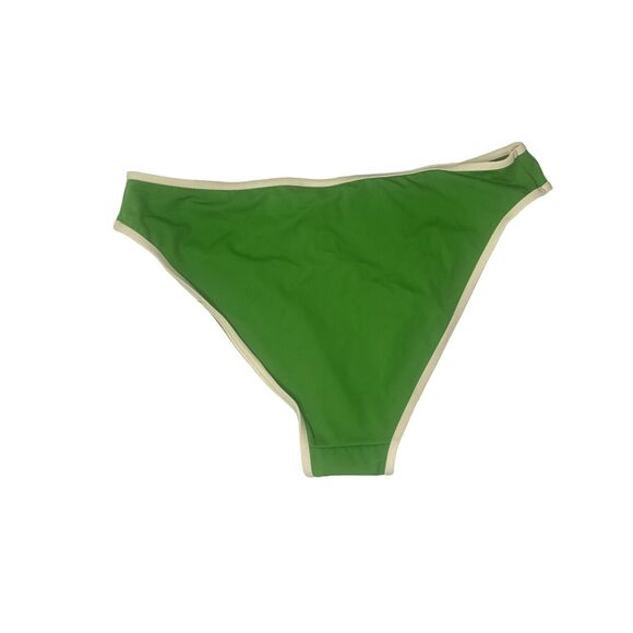 NWT Andie The Bells 90's Medium Rise Bottom Swimsuit Bottom Piping M Green #3308 - Picture 11 of 15